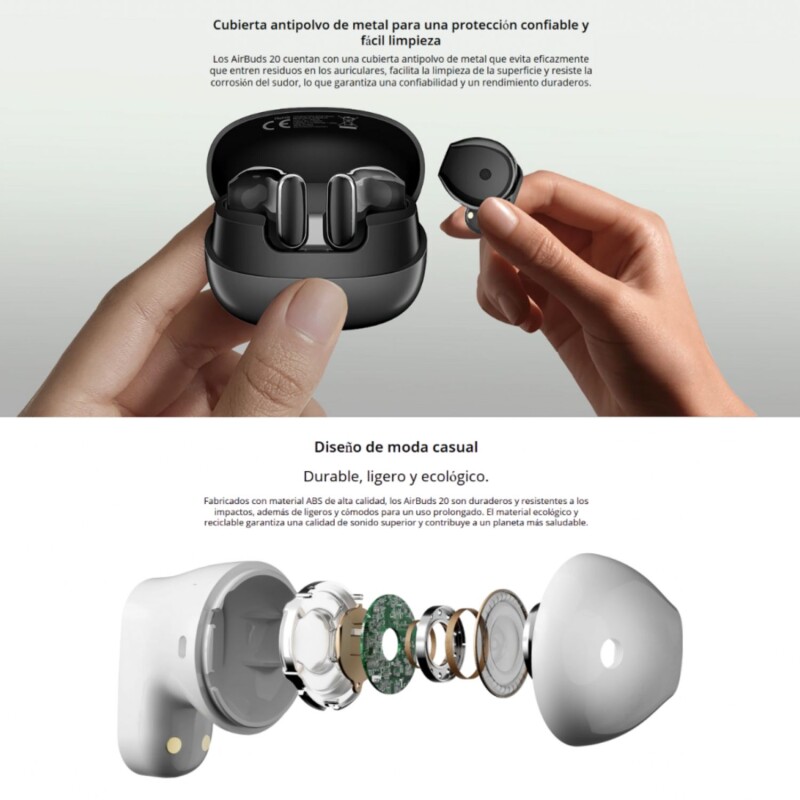 Auriculares Inalámbricos Blackview Airbuds20 Bluetooth 5.4 Purpura