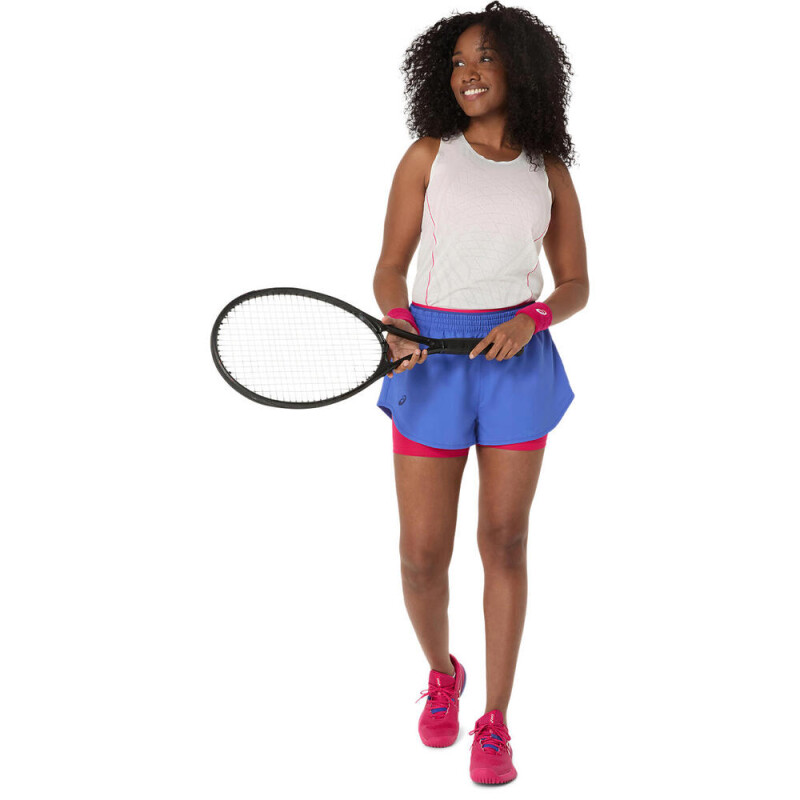Short Tenis Match Mujer Dark Cobalt