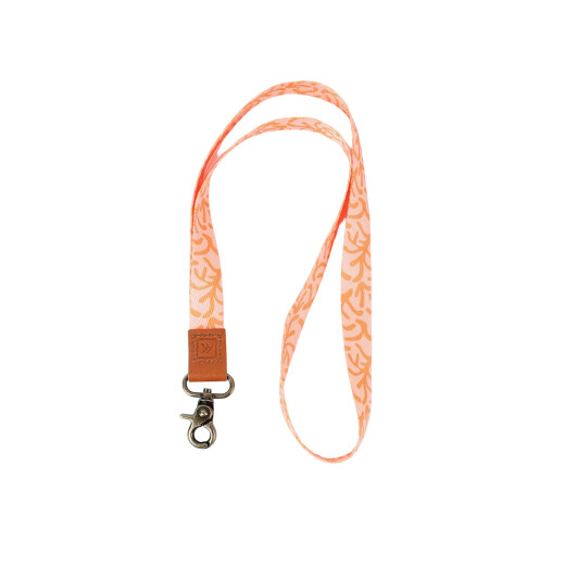Llavero Thread Neck Lanyard - Coral Llavero Thread Neck Lanyard - Coral