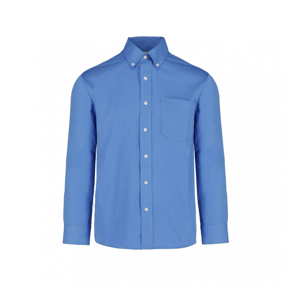 Camisa gabardina manga larga - Azul francia 