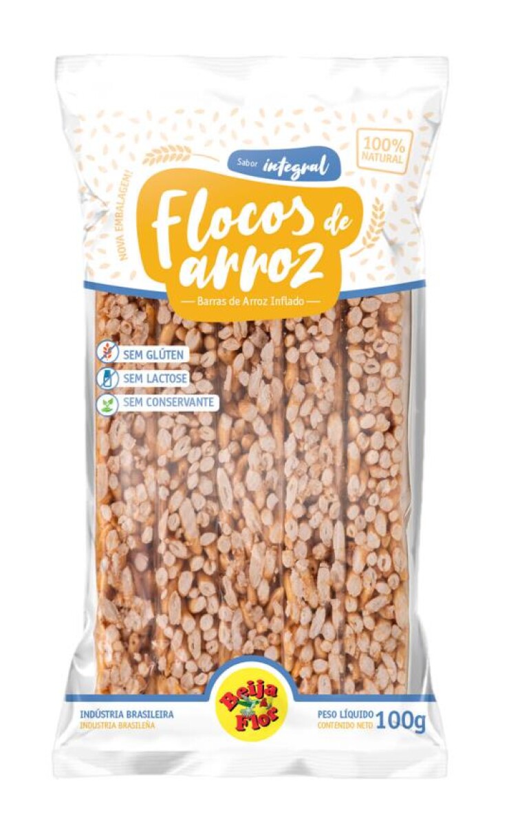 NAT-FLOCOS ARROZ INTEGRAL BEIJA FLOR 100g 