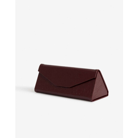 Estuches Anteojos Liso Rojo Medio