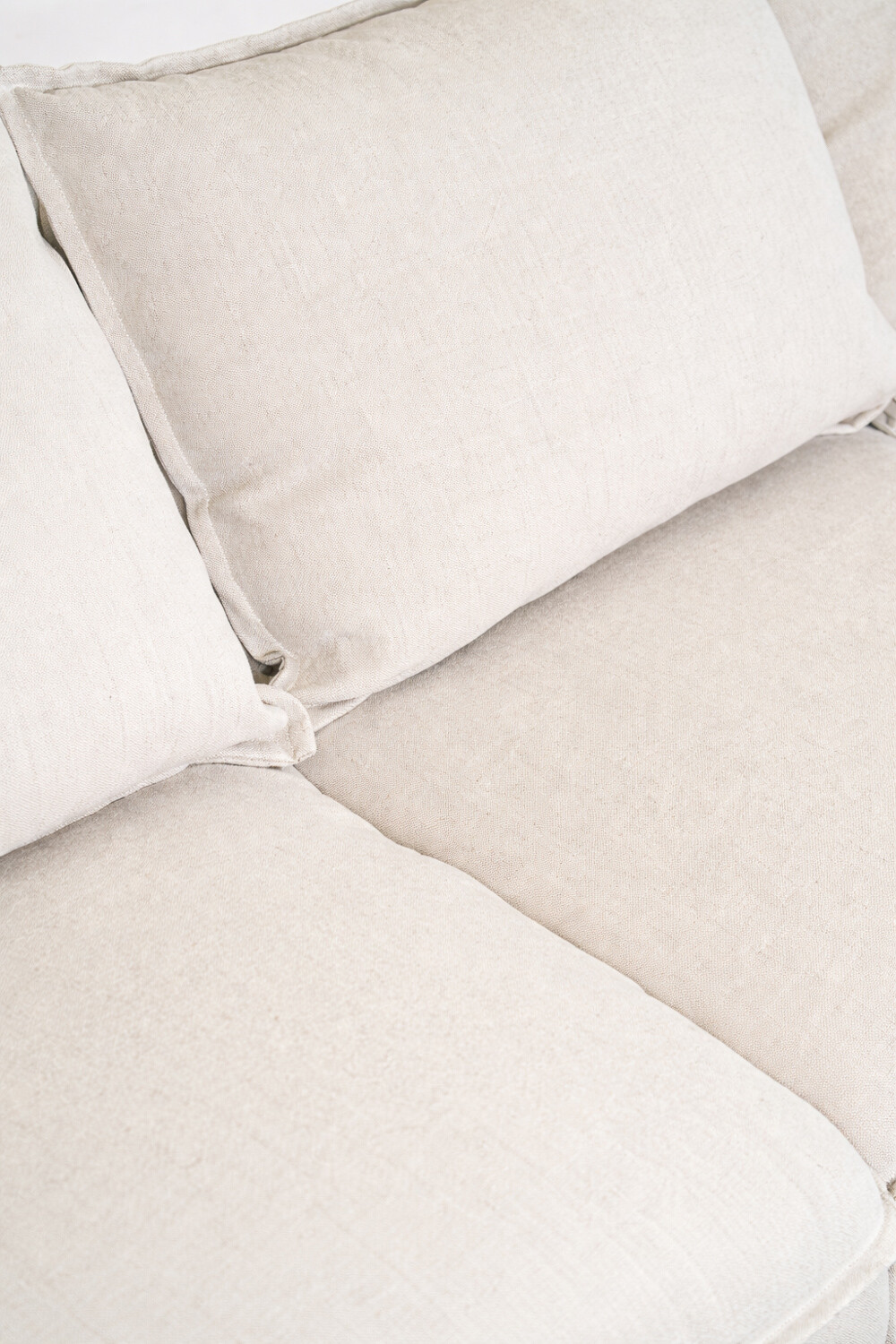 Sofá Brisa, 3 Cuerpos Crudo / Natural