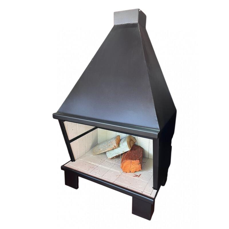 Estufa Metálica Frontal 80 x 50 cm Estufa Metálica Frontal 80 x 50 cm