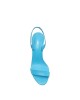 Sandalia Taco Alto Fino Con Talon Azul Dopamina U