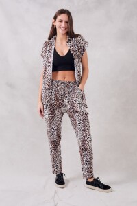 Pantalon Animal Print Multi