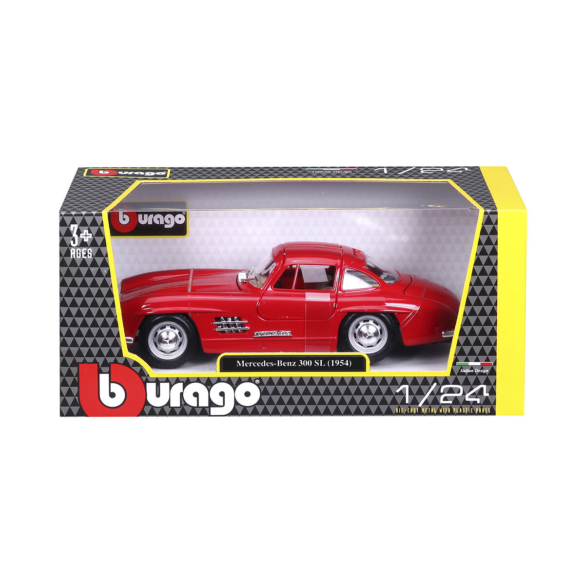 Auto de Colección Bburago Mercedes-Benz 300 SL Año 1954 Escala 1:24 