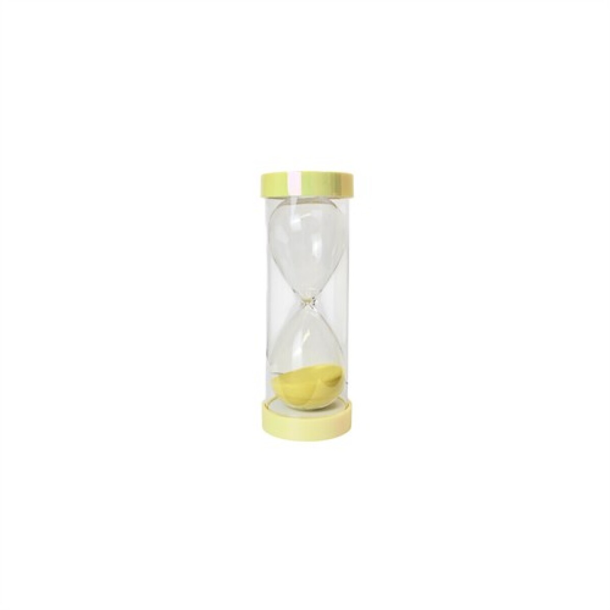 Reloj de arena metalizado - Amarillo 