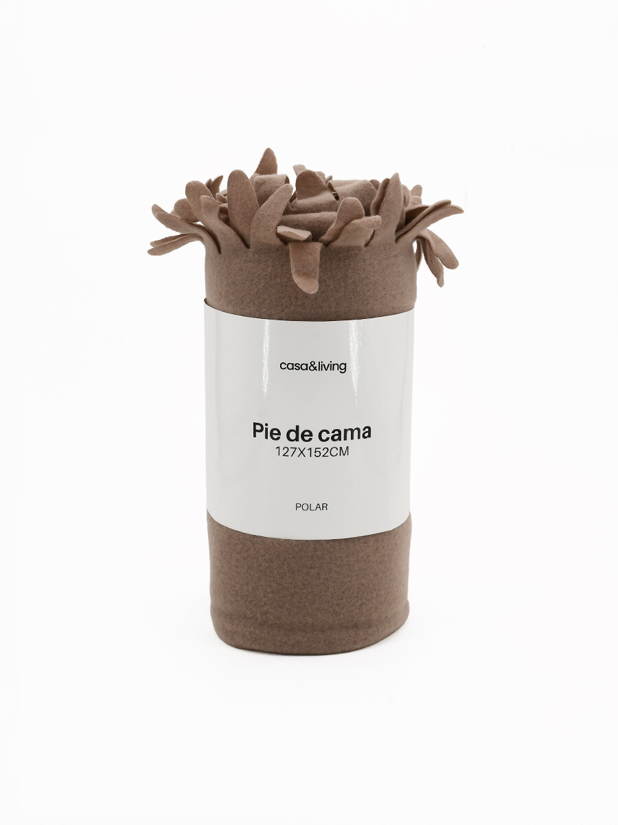 PIE DE CAMA POLAR TAUPH - VISON 