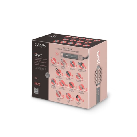 Cepillo Secador Ga.Ma Multistyler UniQ Flow 15 en 1 Cepillo Secador Ga.Ma Multistyler UniQ Flow 15 en 1