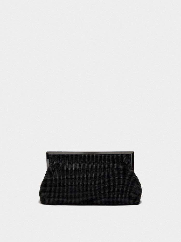 Bolso De Fiesta Mesh negro