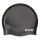 Gorra 100% Silicona Natación Piscina Niños Y Adultos Negro