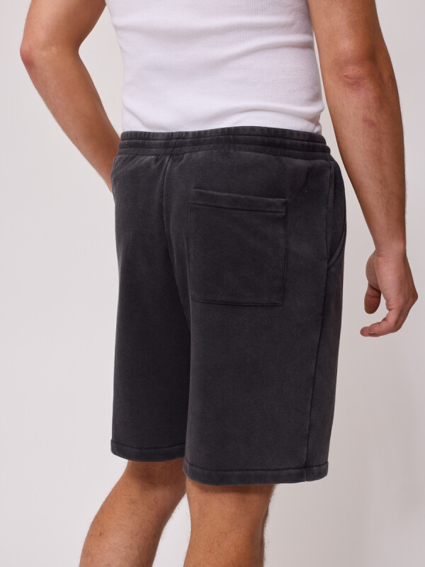 SHORT FELPA KUINO RUSTY Negro