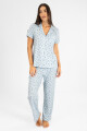 Pijama americano liberty mc Celeste