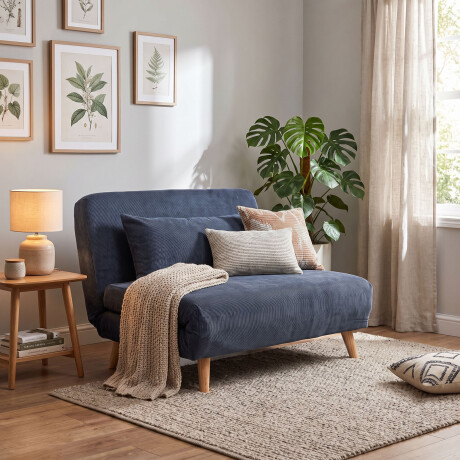 SOFÁ CAMA TELA AZUL LAOS A.MARINO
