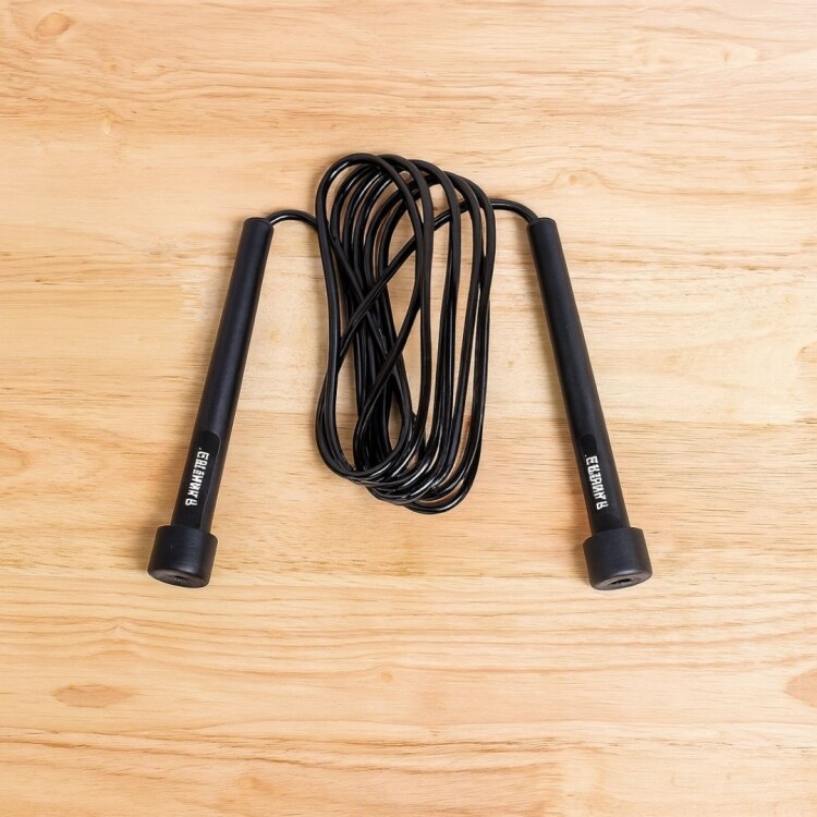 CUERDA DE SALTAR RANDERS PLASTICO 2,9MTS NEGRO