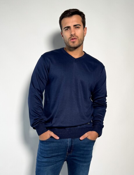 Sweater tejido Amaru Azul