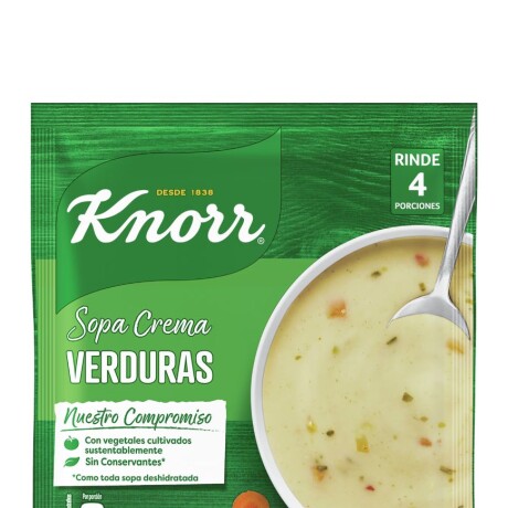 SOPA KNORR CREMA (02) VEGETALES SOBRE 64GRS SOPA KNORR CREMA (02) VEGETALES SOBRE 64GRS