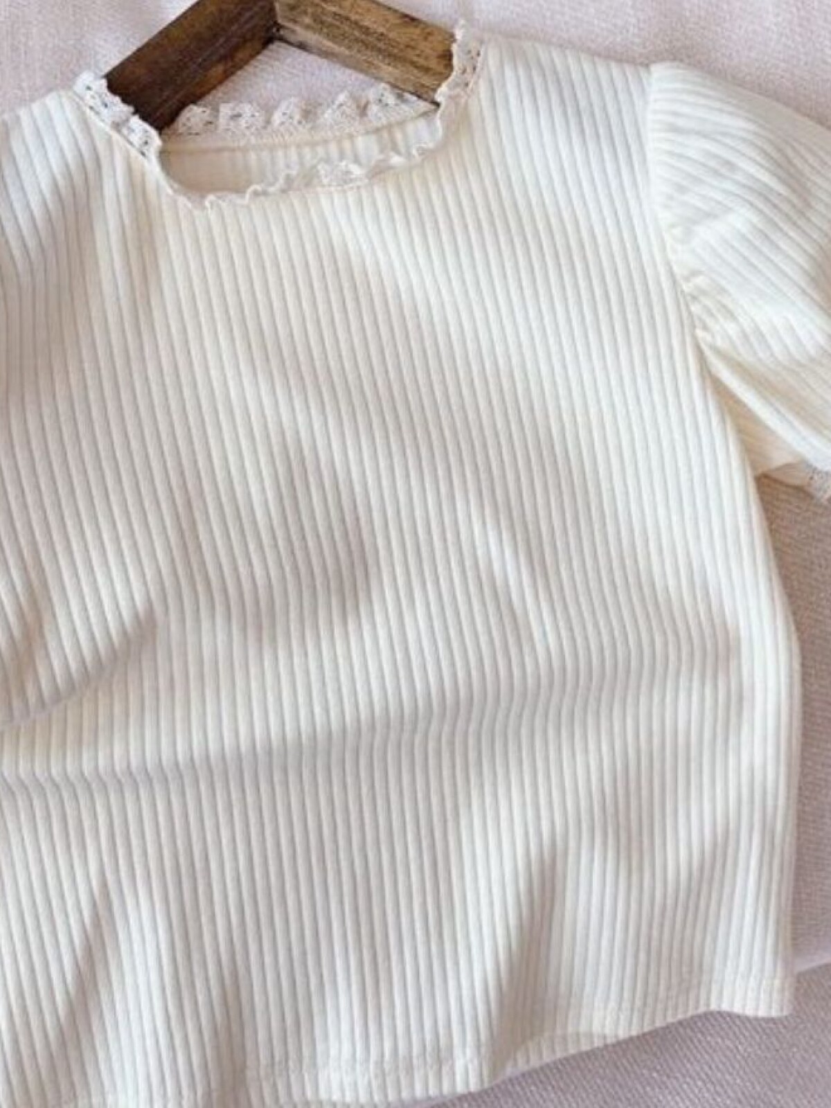 Remera morley puntilla Remera morley puntilla