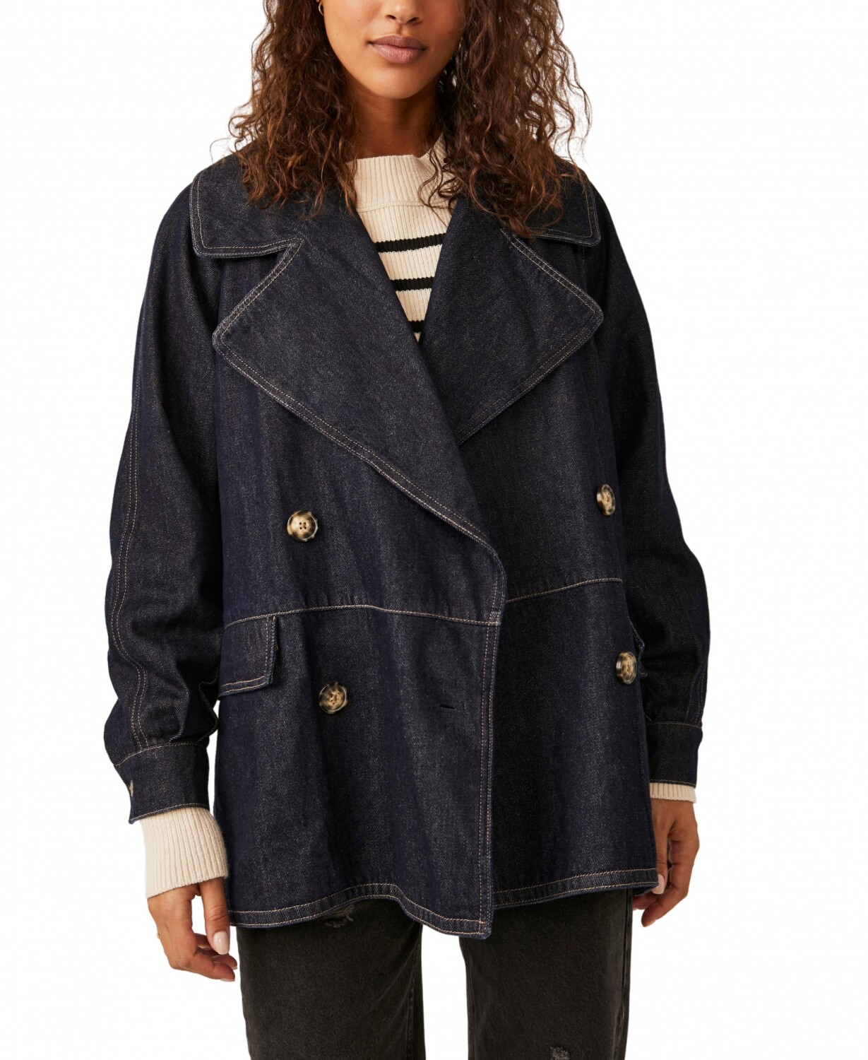 Denim car coat 2025