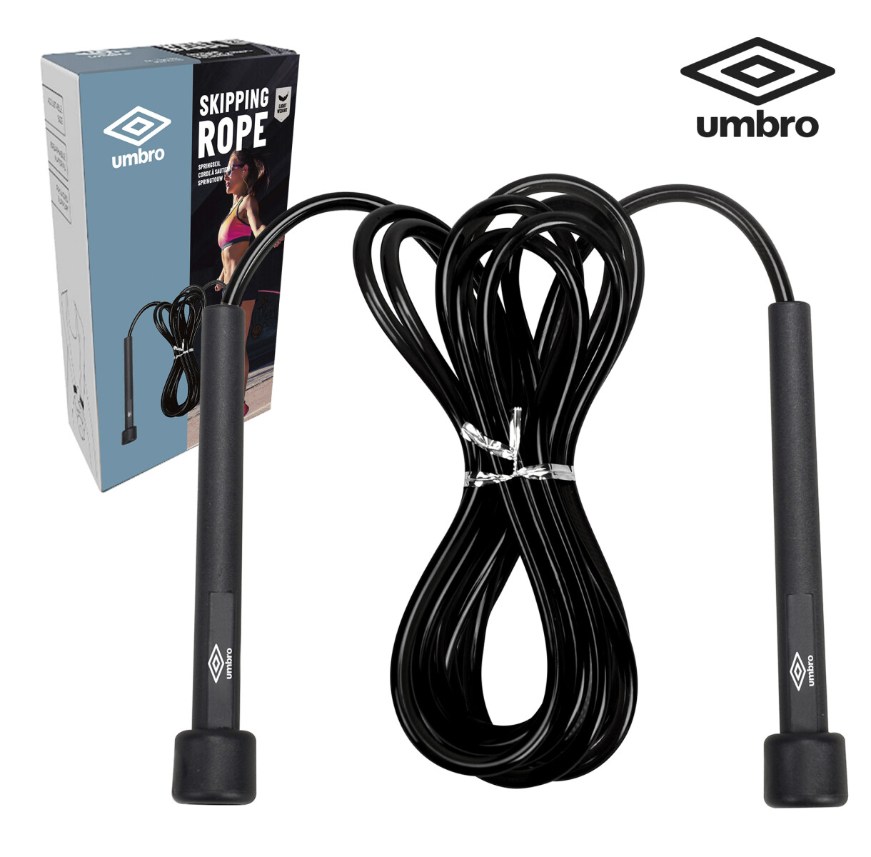 Cuerda Umbro Skipping Rope - Negro 