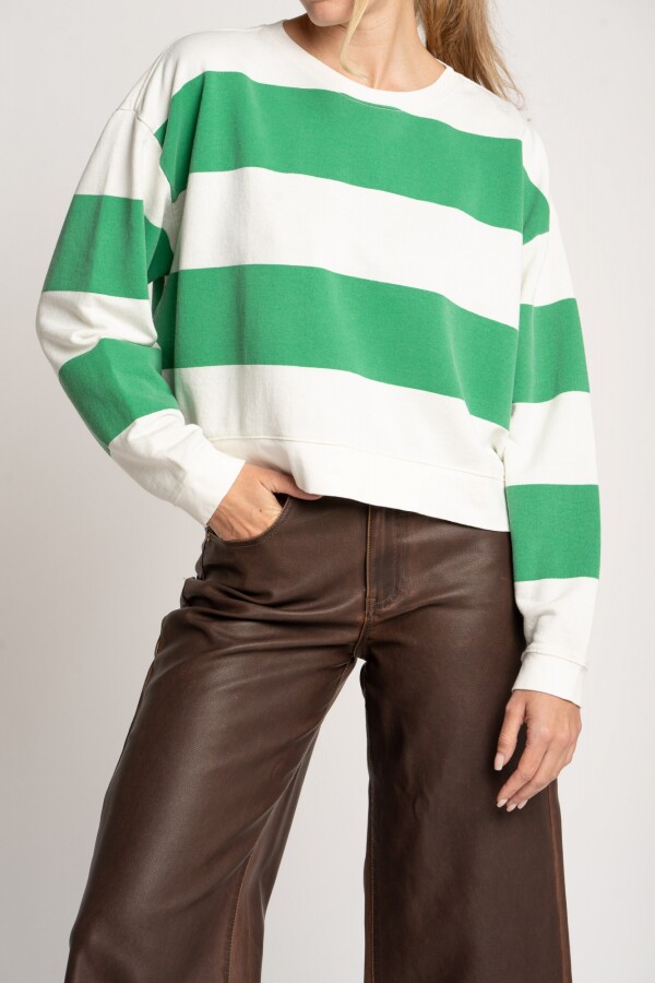 Sweater Rayado Verde