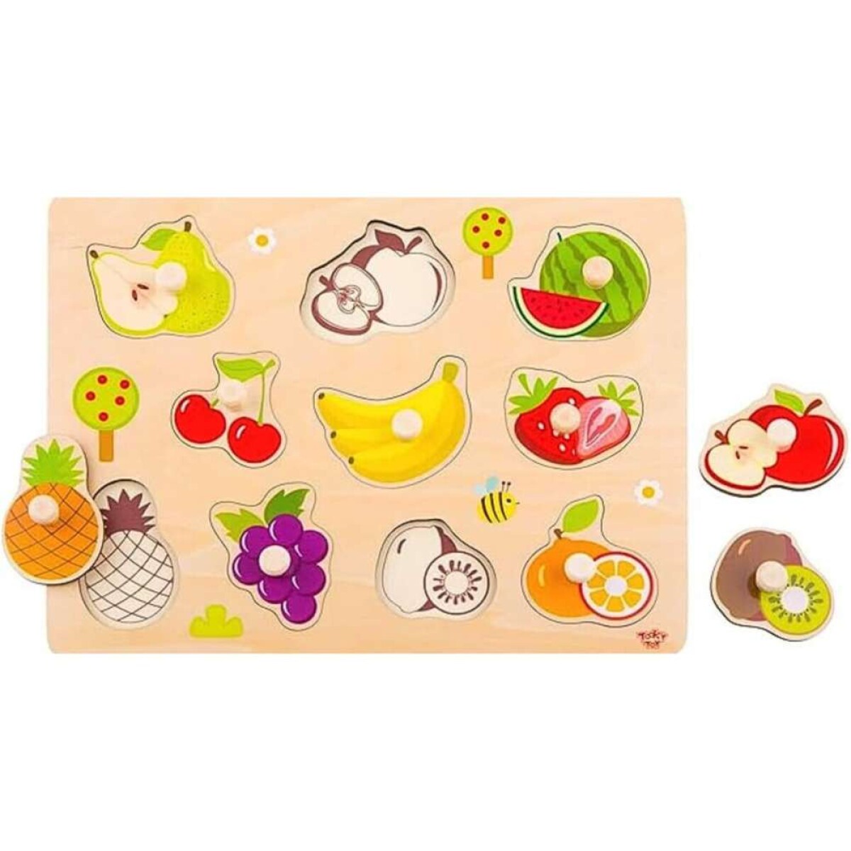 Tooky Toy Puzzle De Frutas - 11 Pzs 