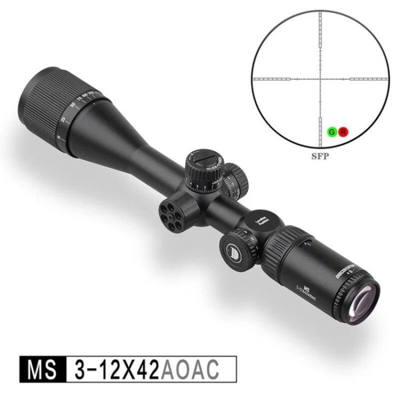 Mira Telescópica Discovery Ms 3-12x42 Aoac Reticulo Iluminado Mira Telescópica Discovery Ms 3-12x42 Aoac Reticulo Iluminado