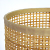 LAMPARA MIMBRE BEIGE P/MESA 15X22CM Unica