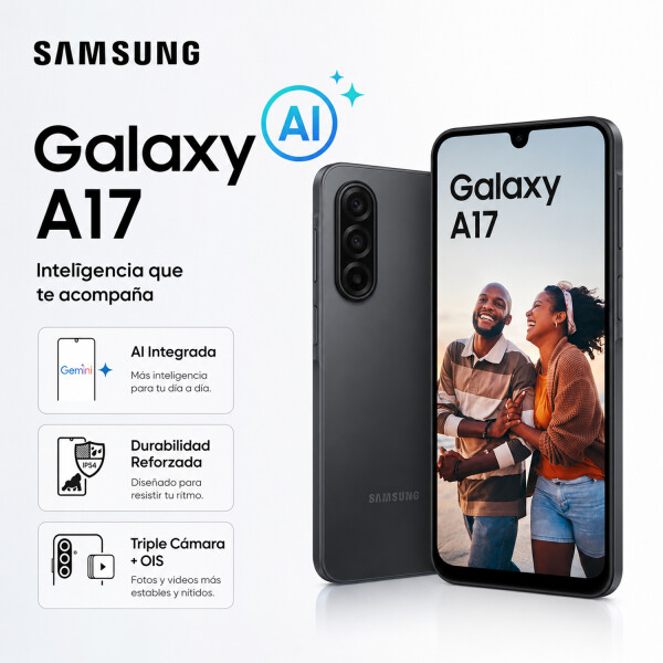 Samsung A17 8/256gb 4g CEL SAMSUNG A17 8/256 4G NEGRO