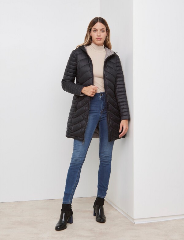 Campera Packable NEGRO