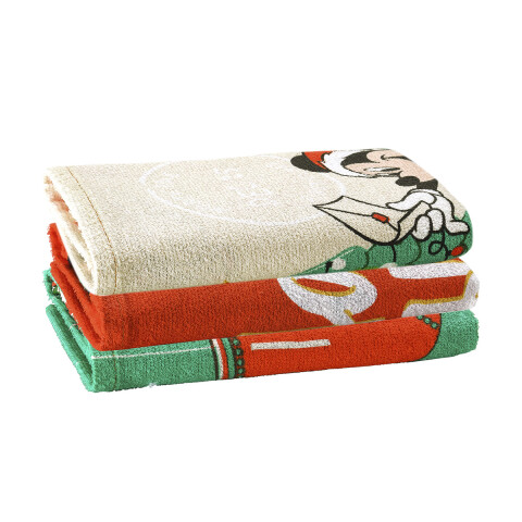 Pack x 3 Repasadores Navidad de Mickey & Minnie Navidad