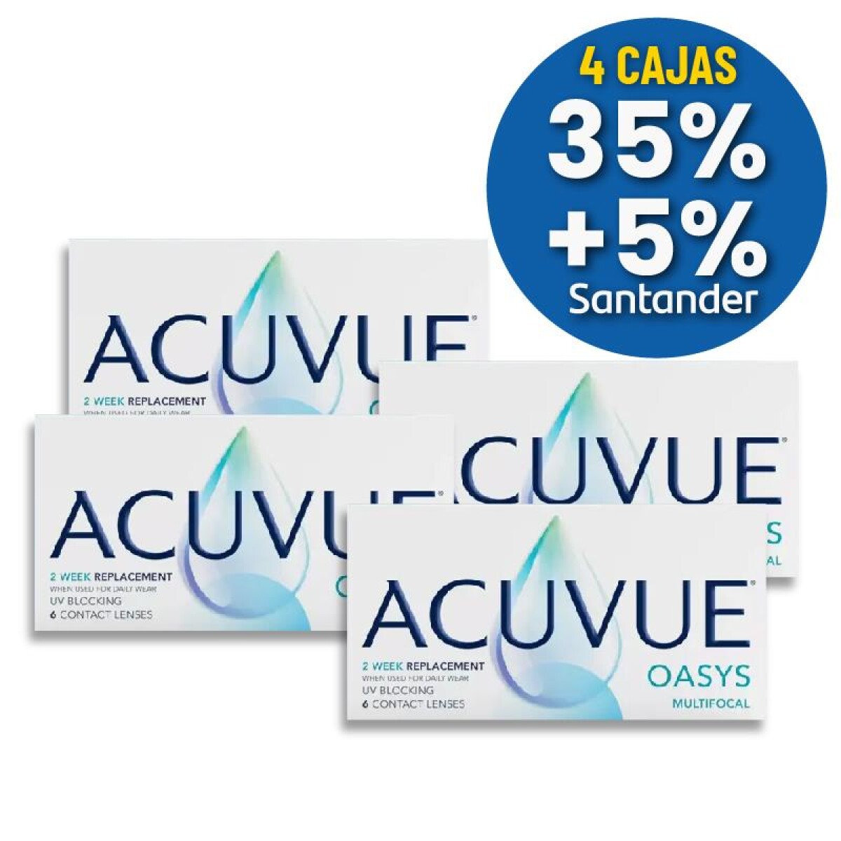 Acuvue Oasys Multifocal - Blanco 