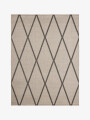 ALFOMBRA ROMBOS BEIGE (V)