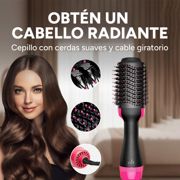 Set 2 En 1 Buclera Triple Barril + Cepillo Alisador Plancha Set 2 En 1 Buclera Triple Barril + Cepillo Alisador Plancha