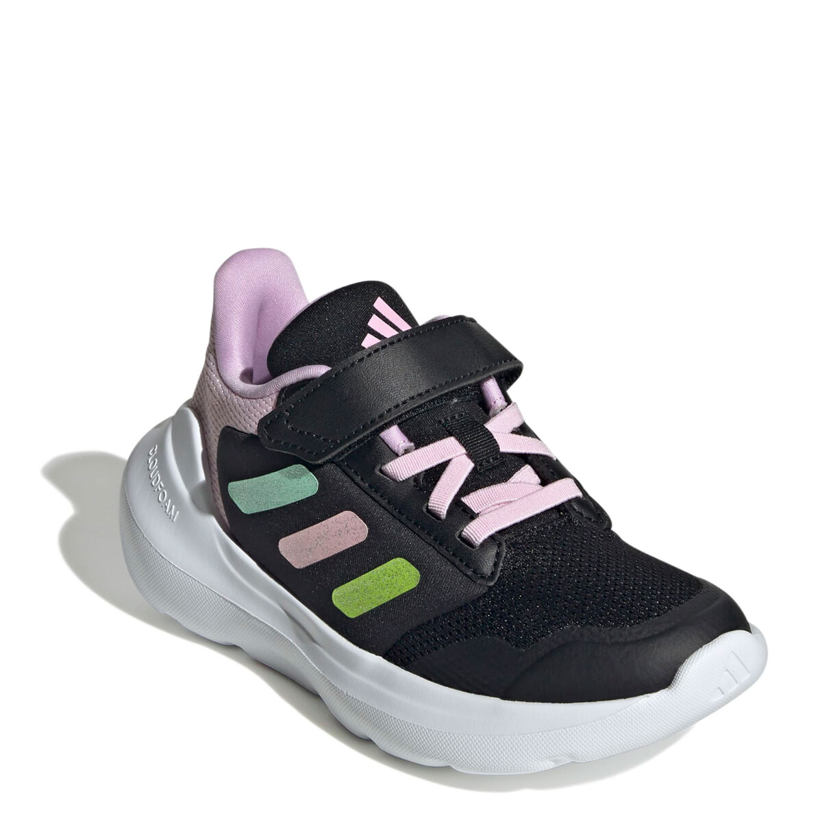 Championes Infantiles Adidas Tensaur Run 2.0 JRS - Negro - Rosado - Verde Menta 