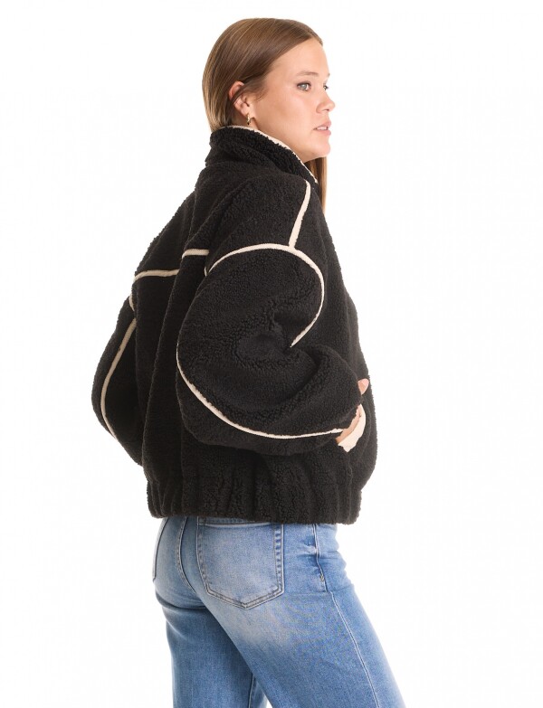 Camperita Abrigo NEGRO/CRUDO