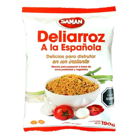 ARROZ SAMAN DELIARROZ 190G ESPAÑOLA ARROZ SAMAN DELIARROZ 190G ESPAÑOLA
