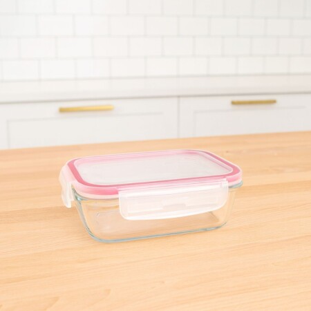 Vianda de vidrio Hermetica Rectangular Marinex 400 ml Vianda de vidrio Hermetica Rectangular Marinex 400 ml