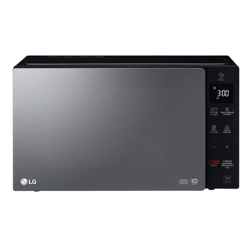 Microondas LG inverter con grill 42L MH8236GIR acero inoxidable