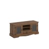 Rack 2 Puertas Rustico Vidrio 1 Cajon 1.20 Nogal Rack 2 Puertas Rustico Vidrio 1 Cajon 1.20 Nogal