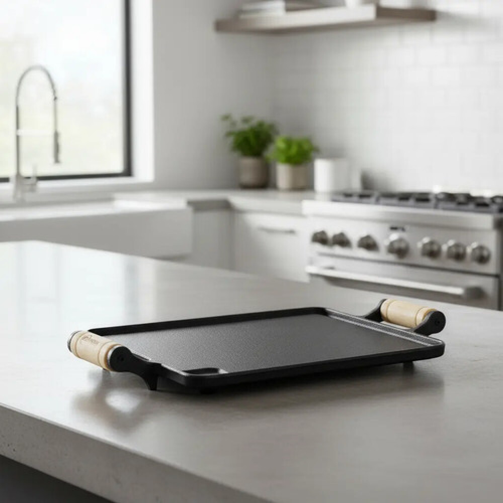 Plancha hierro con asas 38.5x24.2x1 cm SANTANA Plancha hierro con asas 38.5x24.2x1 cm SANTANA