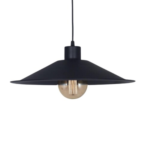 COLGANTE ENSENADA 1L E27 25CM NEGRO COLGANTE ENSENADA 1L E27 25CM NEGRO