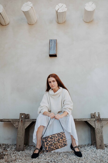 Cartera Jade Leopardo