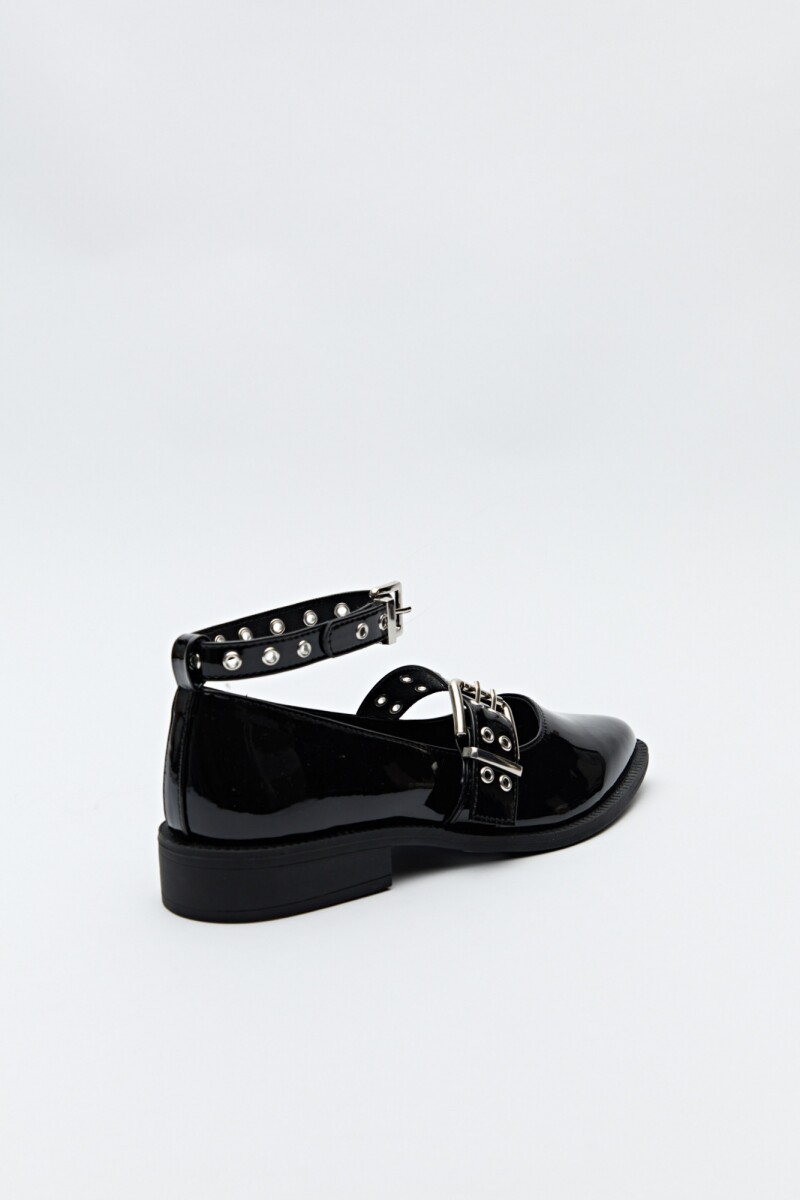 ZUECO PALISADE Charol Negro