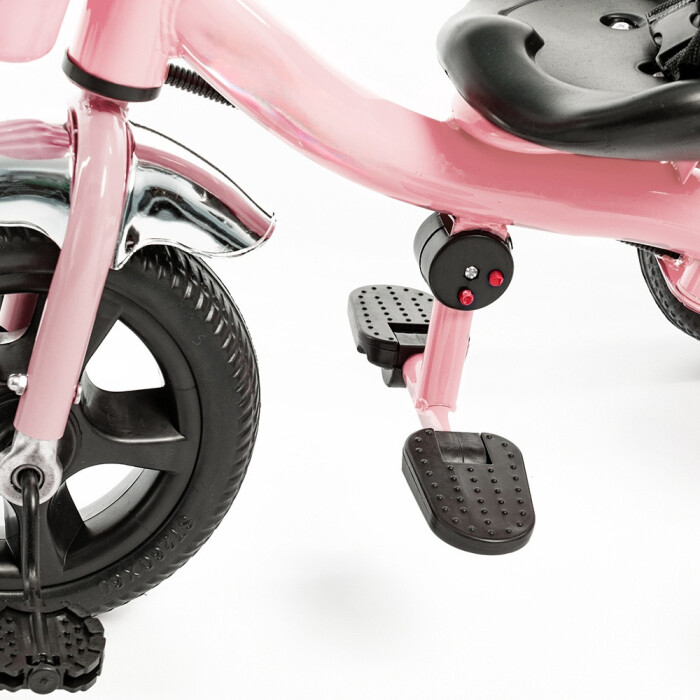 Triciclo con Manija Rosa