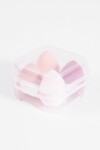 Set de esponjas faciales make up rosa
