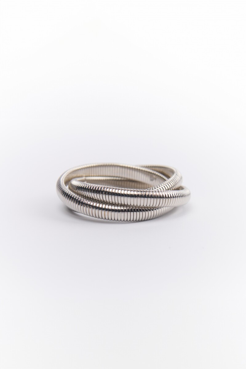 PULSERA TRIPLE PLATA