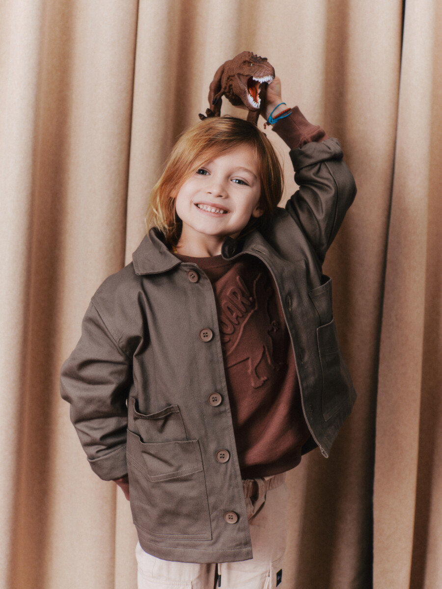 CAMPERA MARC - VERDE GRISACEO 