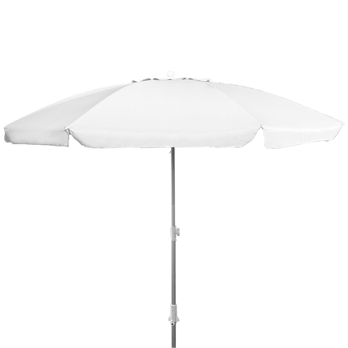 Sombrilla Playa Premium 2.5mts C/tirabuzon Y C.viento Ups50 - BLANCA 